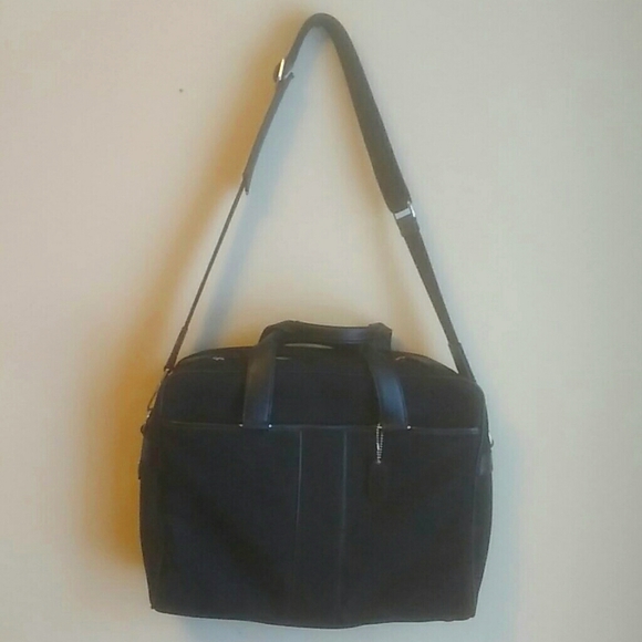 Coach Leather trimmed business bag - Picture 1 of 9